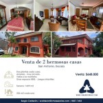VENTA DE DOS HERMOSAS CASAS